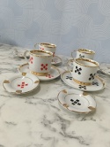 Zestaw brydżowy dla 4 osób porcelana Chodzież