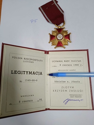 Złoty krzyż zasługi p5