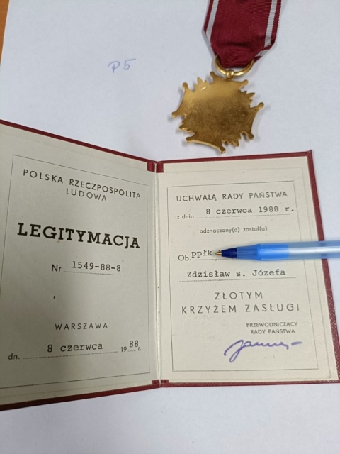 Złoty krzyż zasługi p5