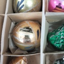Bombki choinkowe prl zestaw 181