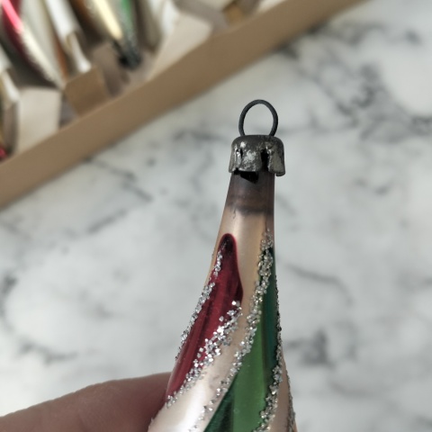 Bombki choinkowe vintage PRL sopelki 2