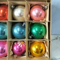 Bombki choinkowe vintage PRL zestaw 207