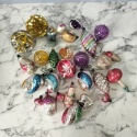 Bombki choinkowe vintage PRL zestaw 209