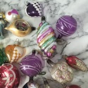 Bombki choinkowe vintage PRL zestaw 209