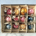Bombki choinkowe vintage PRL zestaw 221