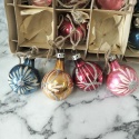 Bombki choinkowe vintage PRL zestaw 221