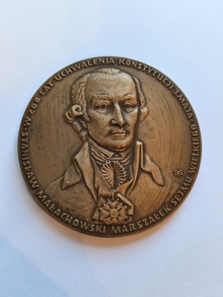 Medal Stanisław Małachowski marszałek sejmu