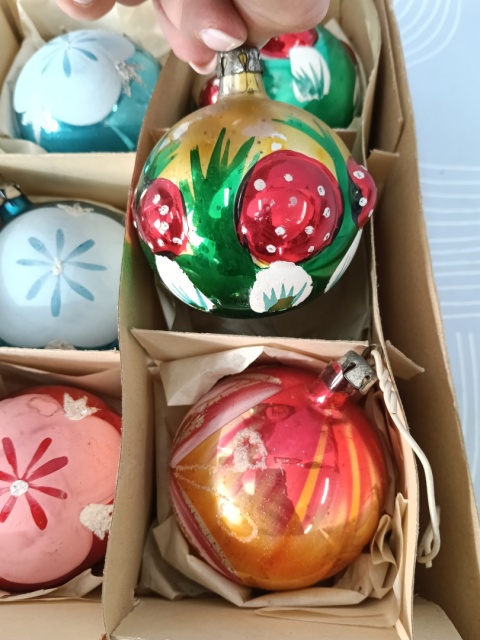 Bombki choinkowe PRL Z15
