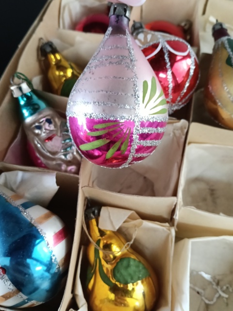 Bombki choinkowe PRL z13