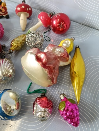 Bombki choinkowe PRL zestaw 1