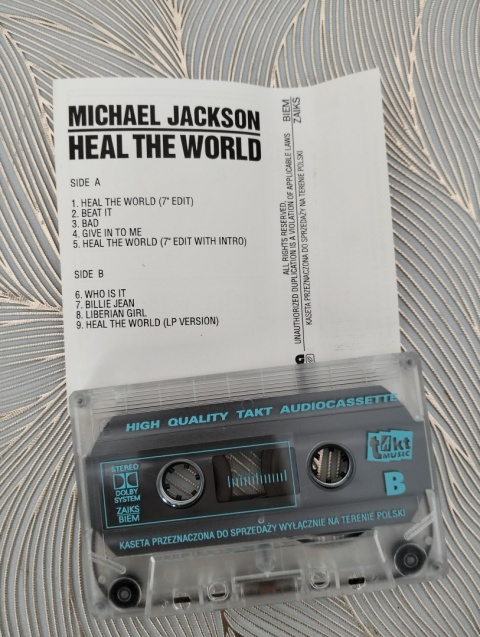 Kaseta magnetofonowa Michael Jackson