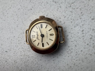 Stary zegarek nakręcany damski Glashutte