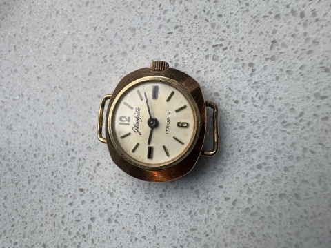 Stary zegarek nakręcany damski Glashutte
