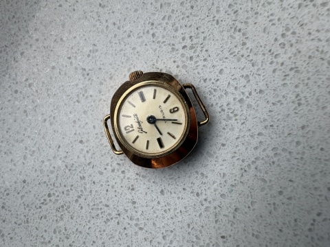 Stary zegarek nakręcany damski Glashutte