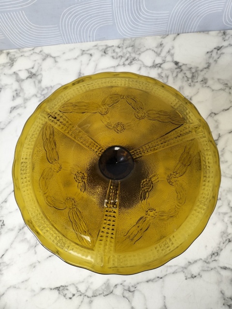 Patera vintage Girlandy i Wieńce szkło Ząbkowice