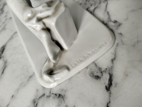 Stara figurka porcelanowa Heu Bach