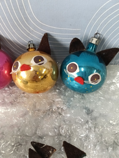Bombki choinkowe kotki