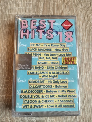 Kaseta magnetofonowa Best hits 18 nowa w folii