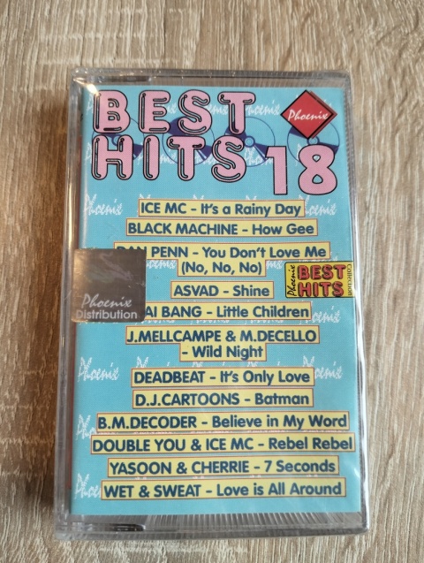 Kaseta magnetofonowa Best hits 18 nowa w folii