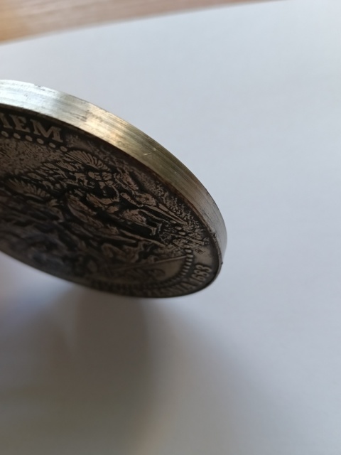 Medal platerowany Jan III Sobieski bitwa pod Wiedniem.