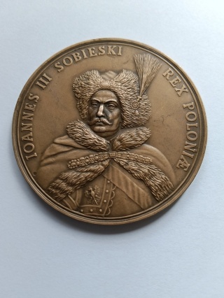Medale z brązu Johannes III Sobieski Rex Polonia