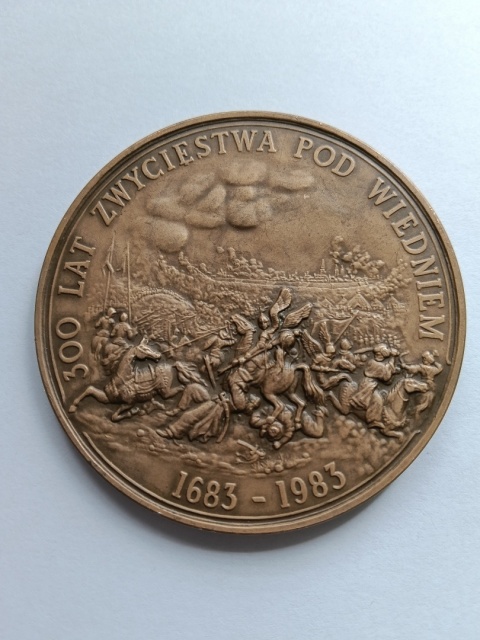 Medale z brązu Johannes III Sobieski Rex Polonia