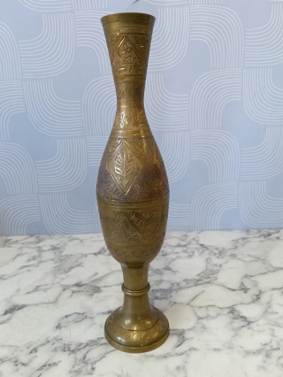 Mosiężny wazon vintage