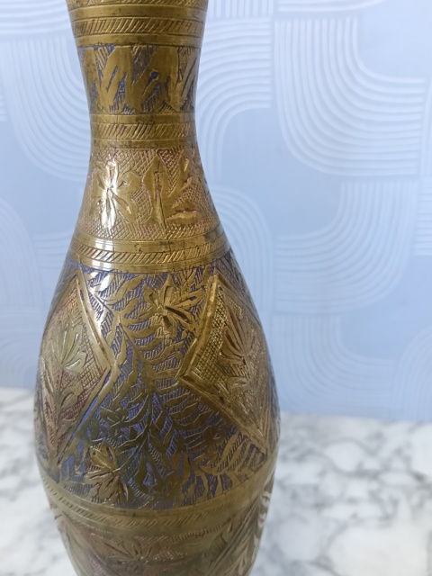Mosiężny wazon vintage
