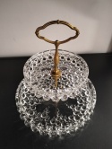 Piękna dwupoziomowa etażerka Bolero Walther Glas