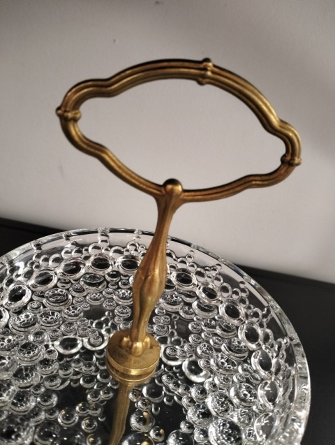 Piękna dwupoziomowa etażerka Bolero Walther Glas