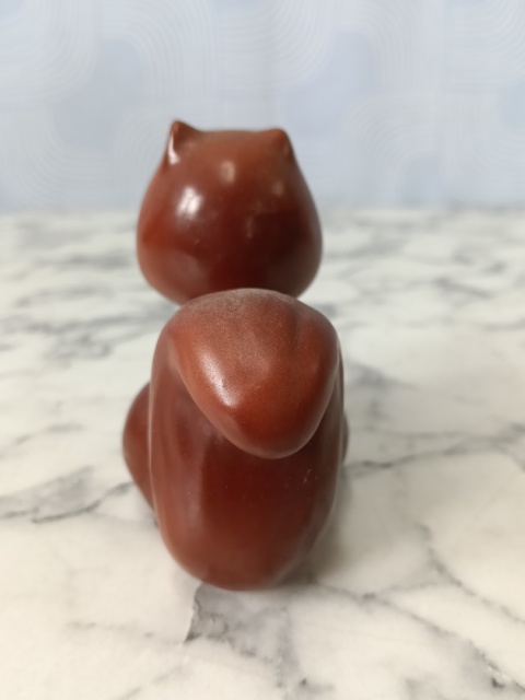 Stara porcelanowa figurka wiewiórka Rumunia
