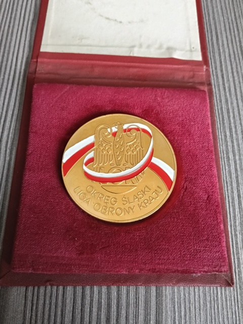 Okręg Śląski Liga Obrony Kraju złoty medal.