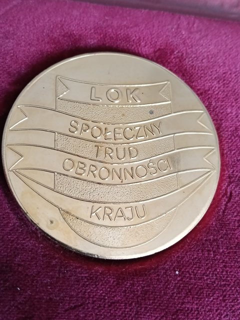 Okręg Śląski Liga Obrony Kraju złoty medal.