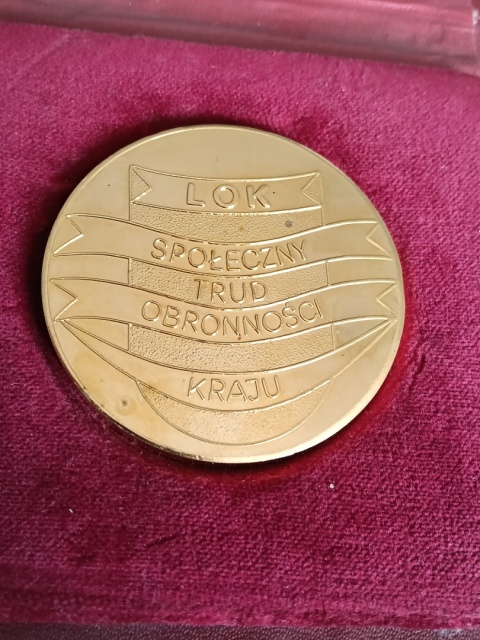 Okręg Śląski Liga Obrony Kraju złoty medal.