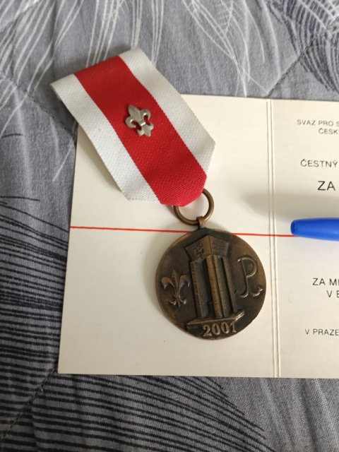 Czeska odznaka II stopnia za ofiarną pracę p4