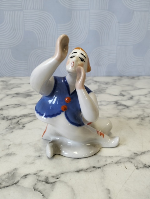 Para figurek Korosteń "Huculska pieśń miłosna" ZSRR lata 60te UNIKAT