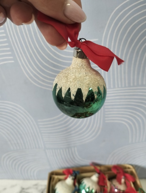 Bombki choinkowe PRL zestaw 2