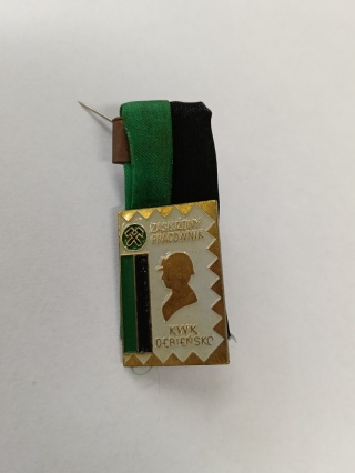Odznaka zasłużony pracownik KWK Dębieńsko p0