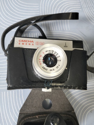 Aparat fotograficzny Smena 8m w kolorze czarnym