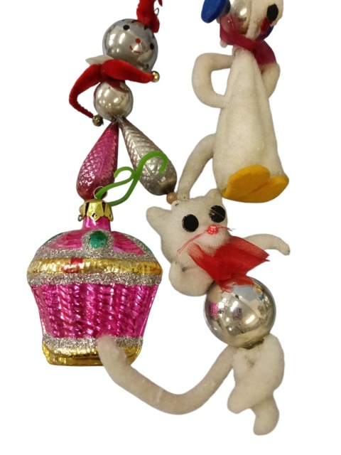 Bombki choinkowe PRL zestaw 3