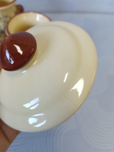 Ceramiczne pojemniki kuchenne vintage