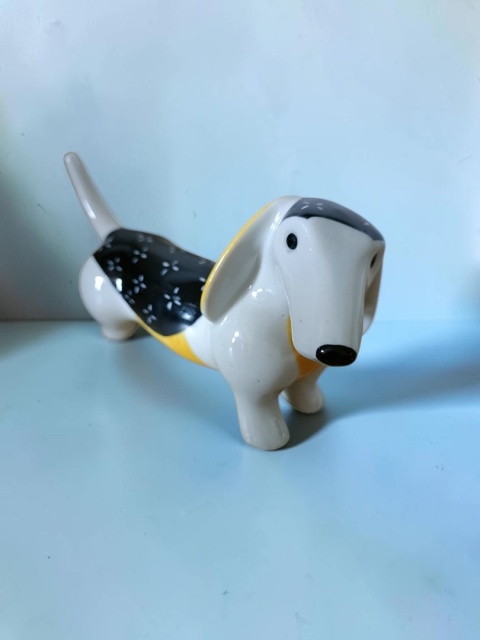 Figurka porcelanowa Jamnik Bogucice