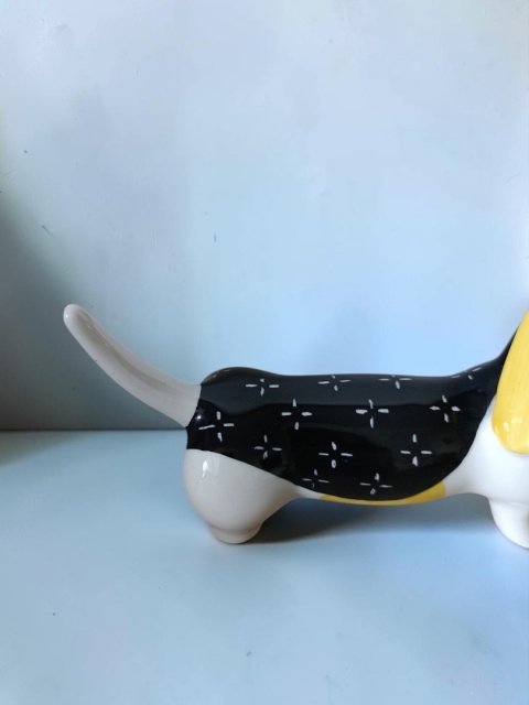 Figurka porcelanowa Jamnik Bogucice