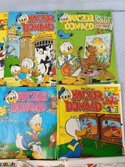 Kultowe komiksy Kaczor Donald 1996 rok 13 szt