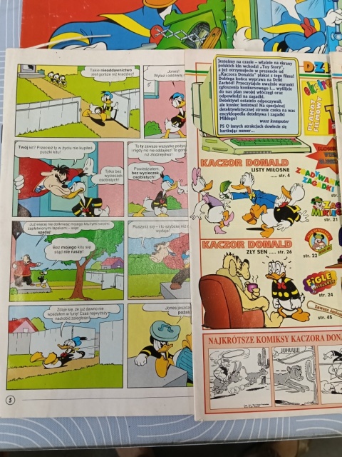 Kultowe komiksy Kaczor Donald 1996 rok 13 szt