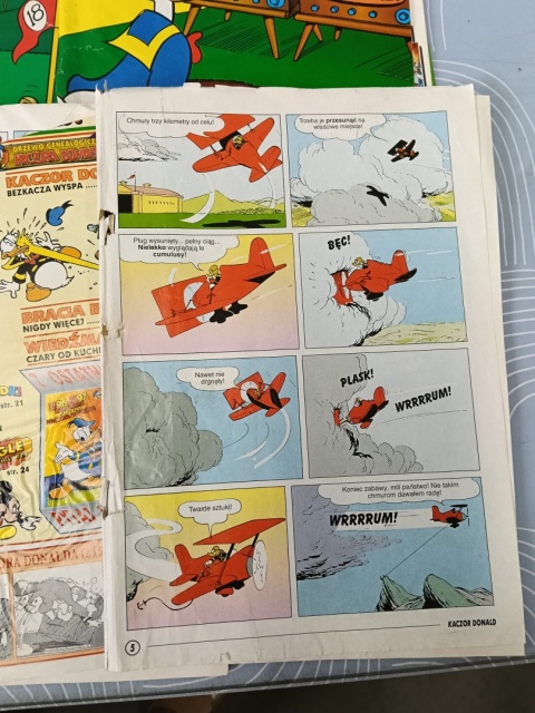 Kultowe komiksy Kaczor Donald 1996 rok 13 szt