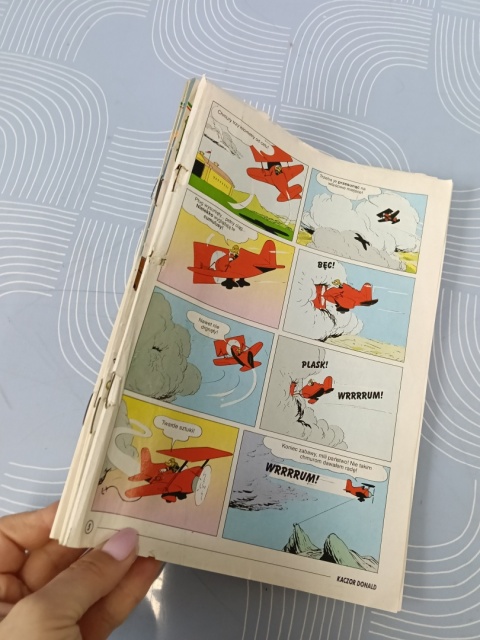 Kultowe komiksy Kaczor Donald 1996 rok 13 szt