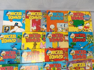 Kultowe komiksy Kaczor Donald 1997 rok 21 szt
