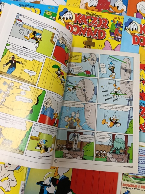 Kultowe komiksy Kaczor Donald 1997 rok 21 szt