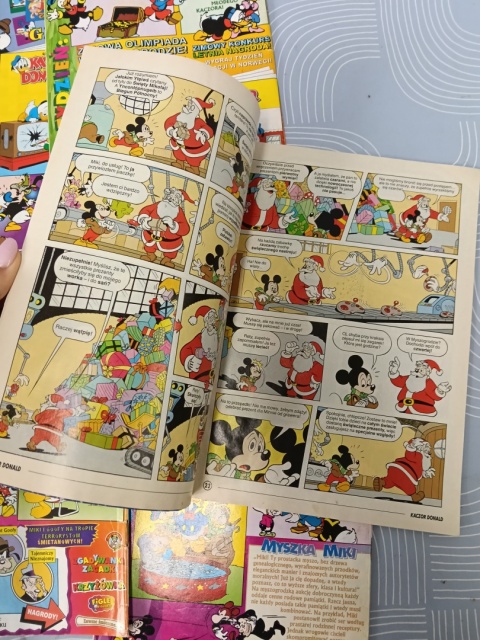 Kultowe komiksy Kaczor Donald 1998 rok 5 sztuk